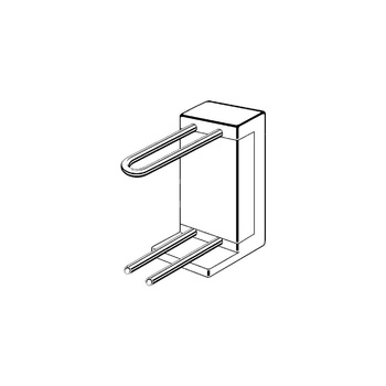 Blok przyłączeniowy do grzejnika wyposażenie, Skrzynka izolacyjna, rura ze stali nierdzewnej d15, nr wzoru 1097.6 d: 15 H: 185