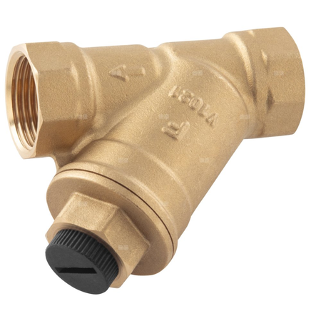 Filtr siatkowy z magnesem, nakrętno-nakrętny, DN40, G1 1/2