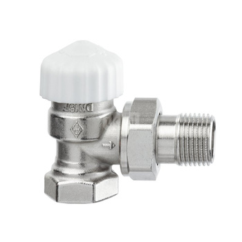 Zawór term. z bezstopniową nastawą wstępną od 1 do 8, Calypso exact  DN 20, skrócony,  kątowy