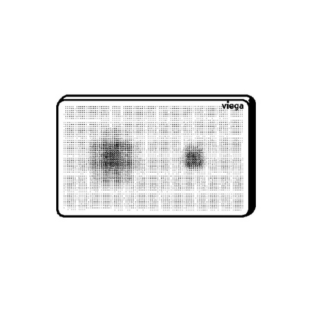 Przycisk uruchamiający do WC Prevista Visign for More 205 sensitive z oświetleniem LED nr wzoru 8625.1 płytka maskująca: szkło czarne