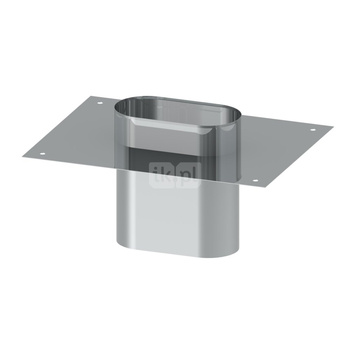 Króciec dylatacyjny JEREMIAS OV/EW0826 stal nierdzewna fi 120x180 mm