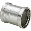 Mufa VIEGA 23155LF, stal nierdzewna / stal nierdzewna, 64 mm (mz x mz)
