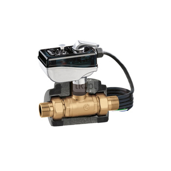 Dwudrożny kulowy zawór strefowy z napędem do instalacji klimatyzacyjnych 1" - 24V