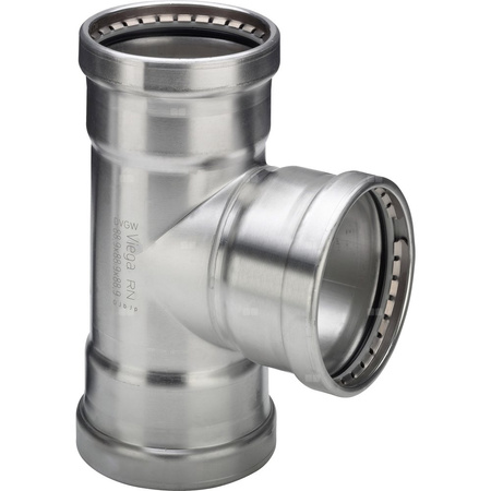 Trójnik VIEGA 2318LF stal nierdzewna 88.9 mm x 22 mm x 88.9 mm (mz x mz x mz)