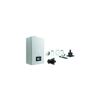 Pakiet - Kocioł gazowy jednofunkcyjny DE DIETRICH Virtuens Smart 15 kondensacyjny wiszący 2.6 - 16.3 kW + Zestaw powietrzno-spalinowy szachtowyBazowy PP/Alu fi 60/100 na fi 80 + Filtr magnetyczny XS90 A