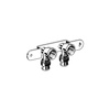 Przyłącze grzejnika VIEGA 67231 brąz 16mm x 1/2''