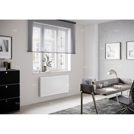 Kermi®X-therm® +e Prof. 21 600x1200 lewy max. P 2000, RAL9016, SK 2, bez wtyczki