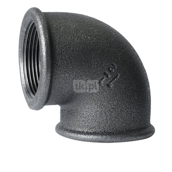 Kolano nakrętne czarne 5/4'' A1 STRONG