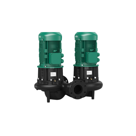 Pompa obiegowa WILO CronoTwin-DL 40/170-5,5/2-IE3 typu in-line z silnikiem znormalizowanym 50 Hz, moc silnika 5.5kW 9.9 A 2900 obr/min, wlot Kołnierz DN 40