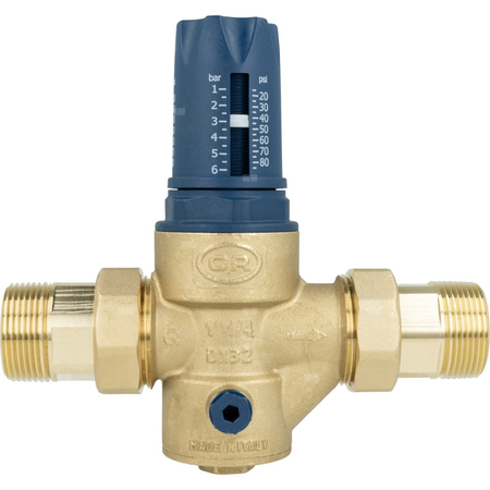 Regulator ciśnienia wody AFRISO BPR 424 mosiądz, półśrubunek 1 1/4'', 25 bar