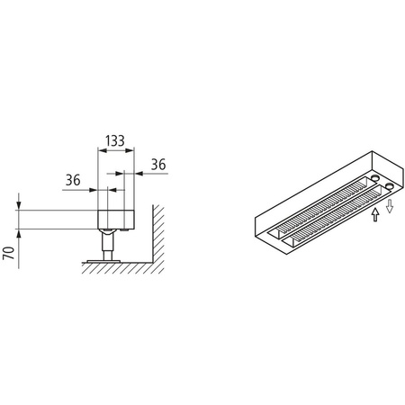 Konwektor Kermi Konvektor Typ32 BH210x133x900mm QN1014,weiß,6bar,o. Abd.,AB Uni.