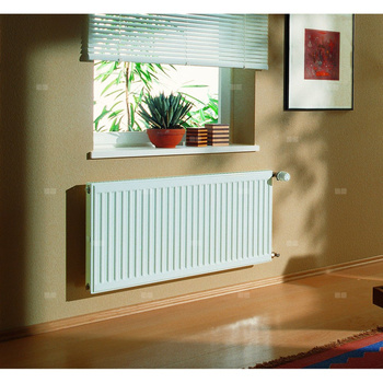 Grzejnik płytowy typ 11 KERMI Profil-K, z osłonami wym. 750 x 3000 mm, kolor biały, moc 3555 W
