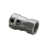 Złącze przejściowe Megapress VIEGA 4212 redukcja jednoczęściowy, stal (cynk/nikiel), 3/8'' x 1/2'' (mz x gw), 56 mm z uszczelką