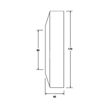 Rozeta maskująca 90mm