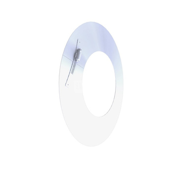 Kołnierz przeciwdeszczowy fi 130 mm JEREMIAS 360-TWIN31 stal nierdzewna