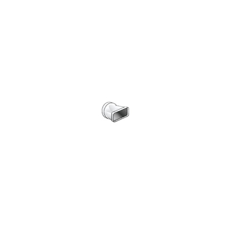 Złączka pozioma ABS ∅ 125 mm  - 150x70 mm