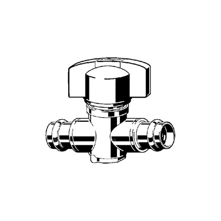 Zawór wodny VIEGA 2278 zz 18 mm x zz 18 mm