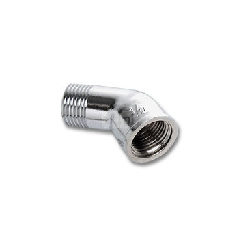 Kolano 45' SANHA 615, mosiądz, 3/4'' x 3/4'' (GW x GZ) - chrom