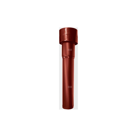 PRZEJŚCIE DACHOWE IZOLOWANE DN125 L 1159MM CZERWONE