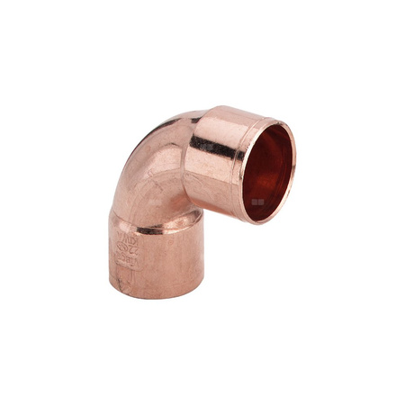 Kolano 90' VIEGA 95090 jednoczęściowy, Cu / Cu, 12 mm (lw x gw), (głębokość: 12 mm)
