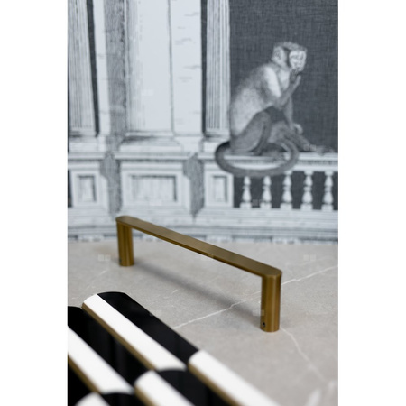 Wieszak łazienkowy 45 cm, złoto szczotkowane PVD