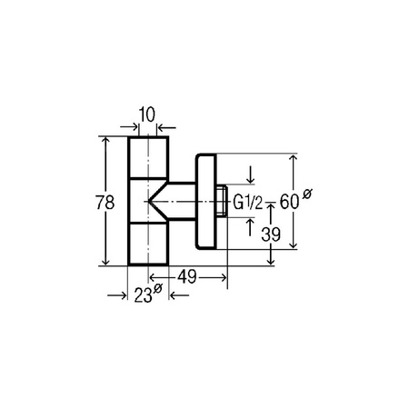 Zawór wodny VIEGA 578845 zw 1/2'' x zw 1/2''