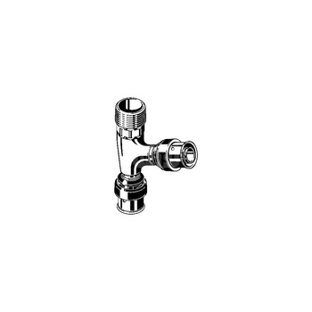 Trójnik VIEGA 67264 brąz 1/2'' x 16 mm x 16 mm (gz x mz x mz)