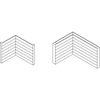 Ściana grzewcza Kermi Heizwand HHN Typ20 BH350x72x1700mm QN1098, weiß, 6bar, o. Abd, AB 12