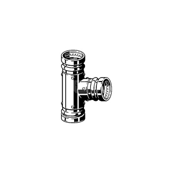 Trójnik VIEGA 2218LF brąz 108 mm x 54 mm x 108 mm (mz x mz x mz)