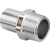 Złącze VIEGA 17111, stal nierdzewna / stal nierdzewna, 22 mm x 3/4'' (kw x gz)