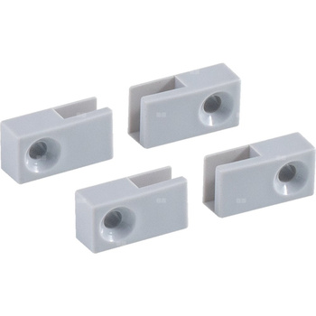 FIRST ZKPG, ZKDK, ZDDS kostka łącząca element stały z bieżnią, szara (komplet 4 szt.)