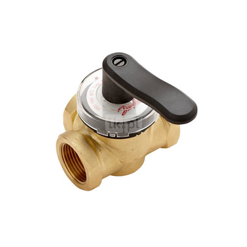 Zawór regulacyjny 3-drożny DANFOSS mosiądz (stan surowy) GW metryczny 1/2'', 15 mm, max. 110'C, max. 2bar, ze sterowaniem elektrycznym