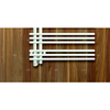 Grzejnik elektryczny ZEHNDER Yucca Asym 872 x 478 mm, kolor czarny, moc 351 W