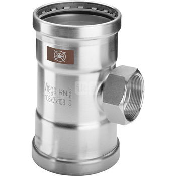 Trójnik VIEGA 17172XL stal szlachetna 88.9 mm x 3/4'' x 88.9 mm (zz x gw x zz)