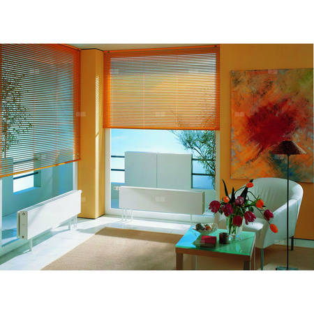 Grzejnik płytowy typ 22 KERMI Plan-V, prawy wym. 205 x 605 mm, kolor biały, moc 395 W