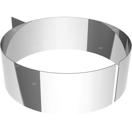 Obejma mocująca dachowa z zaciskiem instalacji odgromowej JEREMIAS DW69 stal nierdzewna fi 200 mm