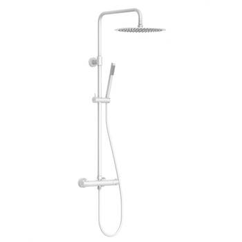 MOZA PREMIUM WHITE deszczownia z baterią termostatyczną