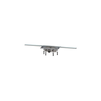 Linearis Infinity 90 Syfon z zamknięciem wodnym 50 mm, Szczotkowana powierzchnia ze stali nierdzewnej, 1100 mm
