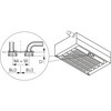 Konwektor Kermi V-Kon S Typ55 BH280x316x1600mm QN4592, weiß, 6 bar, m. Abd., Vent. re