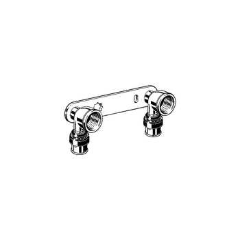 Przyłącze grzejnika VIEGA 67242 brąz 16mm x 1/2''