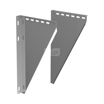 Uchwyt JEREMIAS DW01 stal nierdzewna fi 80 mm (50-150 mm) (mocowanie - Blachy konsoli)