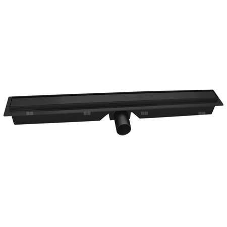 Odpływ liniowy SLIM PRO, 70 cm, czarny