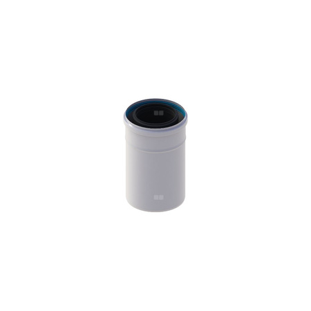 Rura dł. 250mm fi80/125mm biała