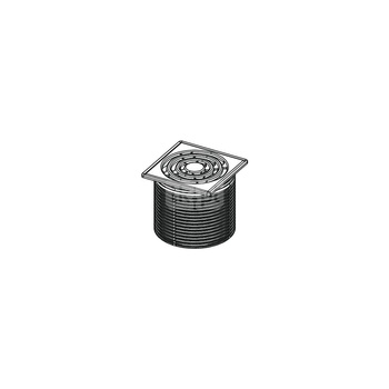 Ramka rusztu do odpływu prysznicowego ze stali nierdzewnej TECE drainpoint S