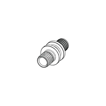 Złączka prosta TECE flex, brąz, 40 mm (zz x zz)