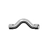Łuk VIEGA 95085 jednoczęściowy, Cu / Cu, 18 mm, 22 mm x 18 mm x 22 mm (lw x gw), 128 mm, (głębokość: 115 mm) z uszczelką