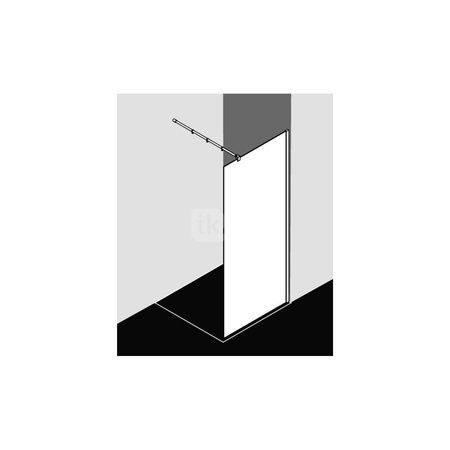 Kermi WALK-IN XB WIW 1000x 2000 980-1000 SIMG SR Opaco Clean