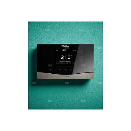 Pakiet - Kocioł gazowy jednofunkcyjny VAILLANT ecoTEC exclusive VC 25CS/1-7 kondensacyjny wiszący 2.8 - 26.4 kW+ Zestaw powietrzno-spalinowy + RegulatorsensoCOMFORT 720 + Moduł sterowaniaVR 921 + Zasobnik c.w.uVIH R 200/6 M