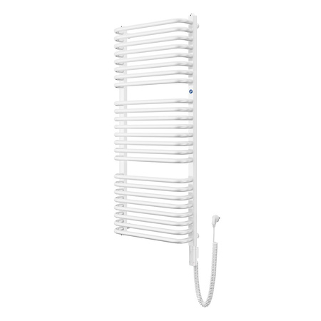 Grzejnik elektryczny (suszarka) INSTAL-PROJEKT Standard Electro, wym. 686 (791 z grzałką)/300 mm, kolor biały połysk,  moc 300 W