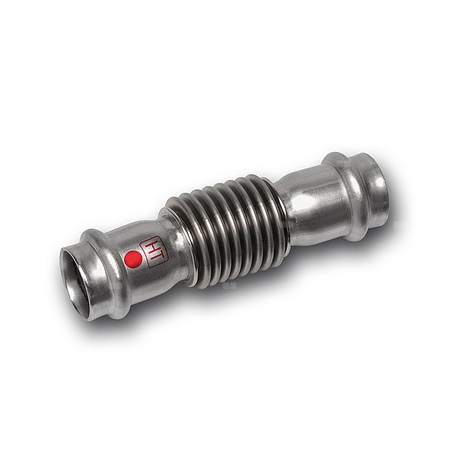 Kompensator osiowy wydłużony SANHA NiroTherm Industry metalowy mz 35mm
